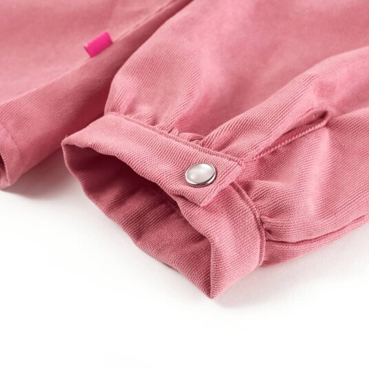 vidaXL Barnebluse med lanterneermer gammelrosa 116