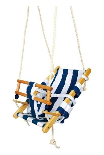 Small Foot Wooden Toddler Swing Navy Blue 120cm Small Foot Wooden Toddler Swing Navy Blue 120cm