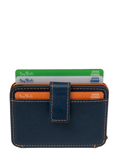 Tony Perotti Furbo Evo Large With Banknote And Coin Compartment Navy ONE SIZE Tony Perotti Furbo Evo Large With Banknote And Coin Compartment Navy ONE SIZE