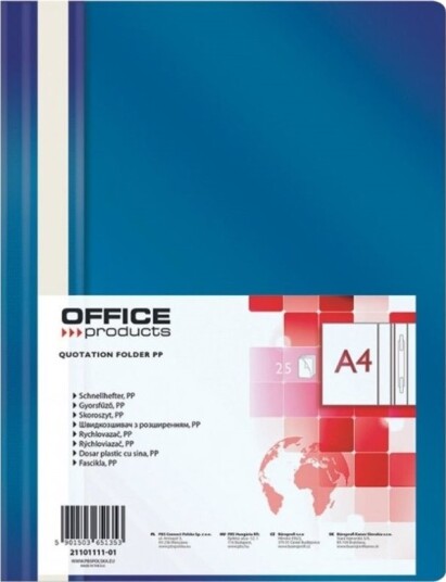 Office Products Perm/Mapper Mørkeblå 25 Stk 21101111 03
