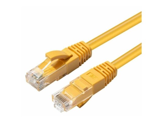 Microconnect Koblingskabel Rj-45 Hann Til Rj-45 Hann 15 Cm Utp Cat 6A Halogenfri Uten Hindringer Gul