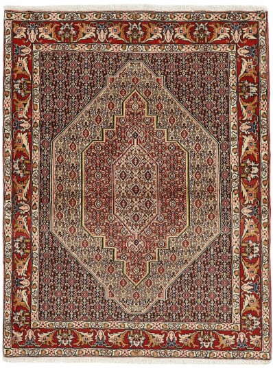 Håndknyttet. Opphav: Persia Seneh Teppe 125x162