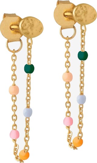 Enamel Copenhagen Earring Lola DREAMY 30X 5MM Enamel Copenhagen Earring Lola DREAMY 30X 5MM