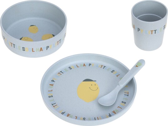 Lässig Tallerkensett, Happy Fruits Lemon