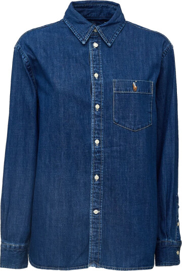 Polo Ralph Lauren Dame Bluser & Skjorter Blå M,
