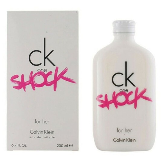Calvin Dame Parfyme Ck One Shock Calvin Klein Edt Ck One Shock For Her - 200 Ml