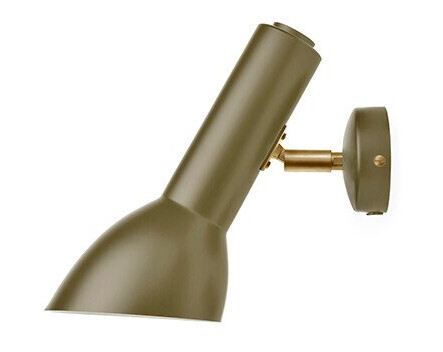 Cph Lighing Oblique Vegglampe HW Brass/Olive Green Lighting