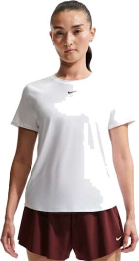 Nike One Classic Dri Fit Short Sleeve Top Hvit M