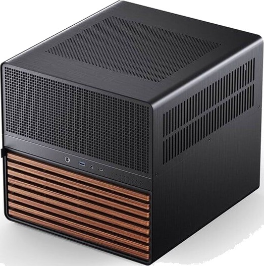 Jonsbo N5 Minitower Kabinett med USB-C og Mesh Frontpanel Svart