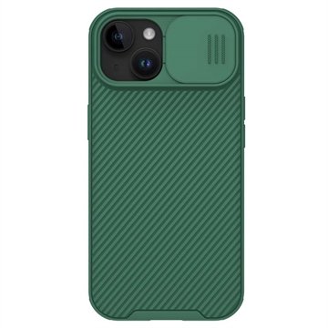 iPhone 15 Plus Nillkin CamShield Pro Hybrid-deksel Grønn