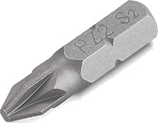 Bits PZ2 x 25 mm - 2 stk.