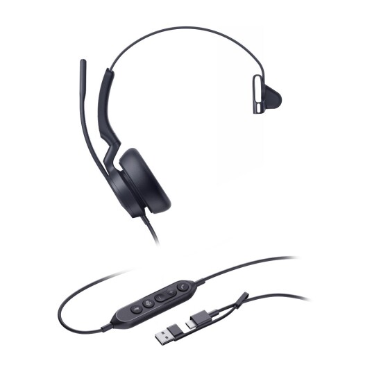 Yealink UH46 Mono Teams kablet headset USB C/A