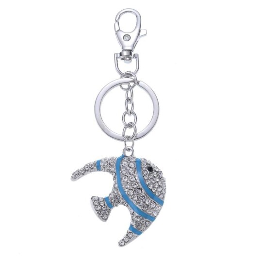 Nøkkelring bag charm fisk