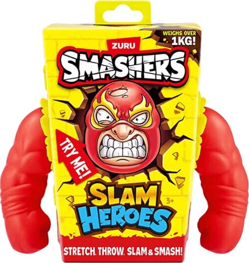 Smashers Leketøy Slam Heroes Bryter Smashers Onesize Leketøy Rød