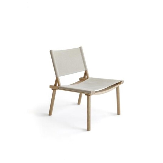 Nikari Nikari Desember Lenestol Eik/Røykt Eik/Lin Canvas