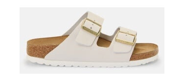 Birkenstock Arizona Nubuck Leather Antique White 38