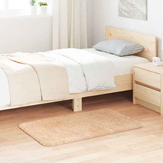  Flossteppe med lang luv NAVARRA beige 60x100 cm polyester 8721158557919