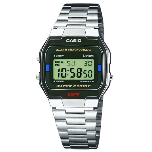 Casio Vintage A163WA-1QES - Unisex - 33 mm - Digitalt - Kvarts urverk - Plexiglas
