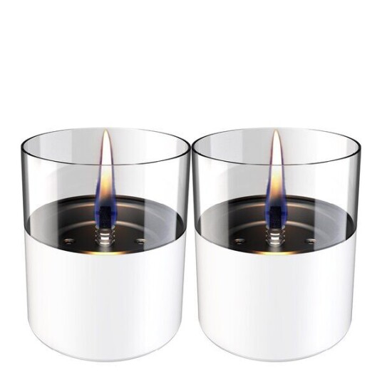Tenderflame Lilly bordlampe 10 cm 2 stk hvit Tenderflame Lilly bordlampe 10 cm 2 stk hvit