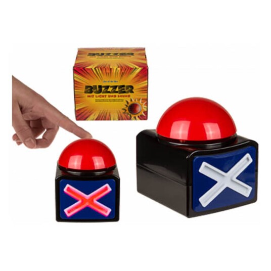 Out of the Blue X Buzzer med LED & Lyd - 1-pakning