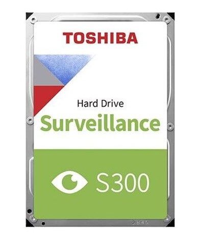 Toshiba S300 6TB Harddisk for Overvåkning - 3.5" - 5400 RPM - SATA-600