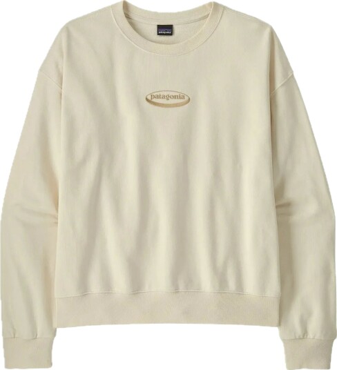 Patagonia "95 Oval Logo Daily Crew W"s Wool White XS Patagonia "95 Oval Logo Daily Crew W"s Wool White XS