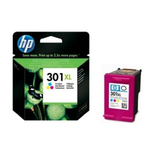 HP blekkpatron 301XL Cyan Magenta Gul