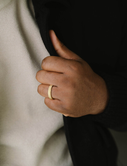 Steel & Barnett Nova Ring - Gold - 59.5