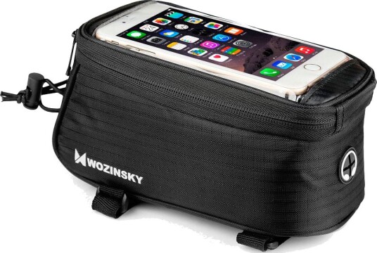 Rammeveske Wozinsky WBB2BK med mobilholder 1,5 liter