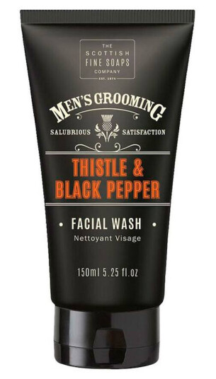 The Scottish Fine Soap Thistle & Black Pepper Facial Wash 150ml