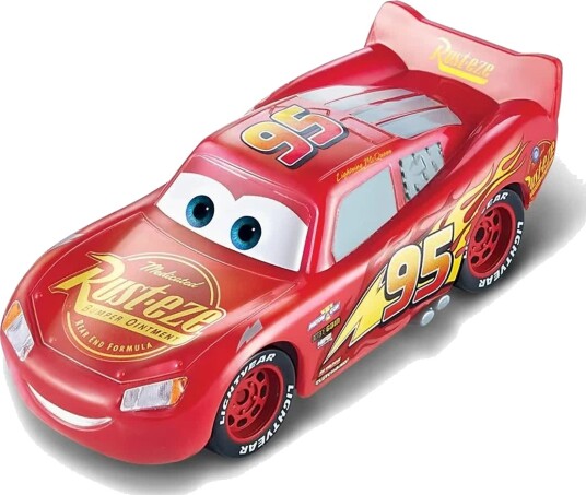 Disney Biler Fargebytter Lightning McQueen Modellbil 1:55 Disney Biler Fargebytter Lightning McQueen Modellbil 1:55