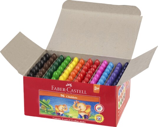 Faber-Castell - Children crayons Jumbo bullet  96 pcs   120044 