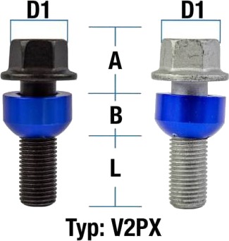 Hjulbolt SCC Fahrzeugtechnik V1415KU30P