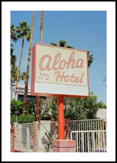Aloha Hotel Plakat Plakat / 50x70cm