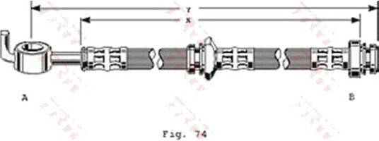 Bremseslange TRW PHD163