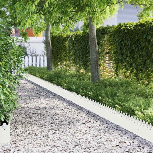 vidaXL Plenkanter 20 pcs Hvit 103 x 0,05 x 22 cm Stål