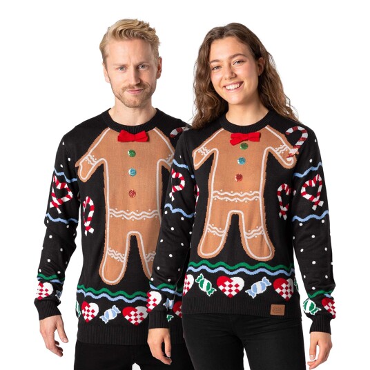 Silly Santa Pepperkakemann Julegenser - X-Small