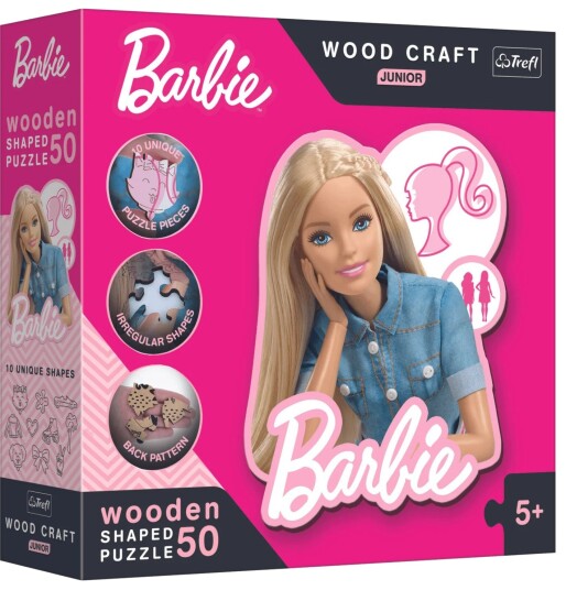 Wood Craft Trepuslespill Junior Barbie ??? 50 brikker