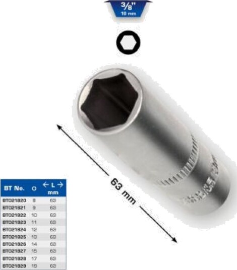 Brilliant Tools Ks Tools Bt021824 Topnøgle