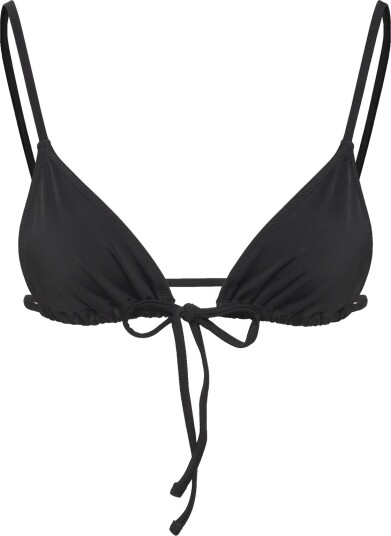 Weekday Triangle Bikini Top   Black   S