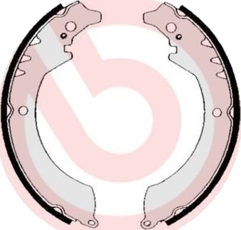 Bremsesko sett BREMBO S 16 501 Bremsesko sett BREMBO S 16 501