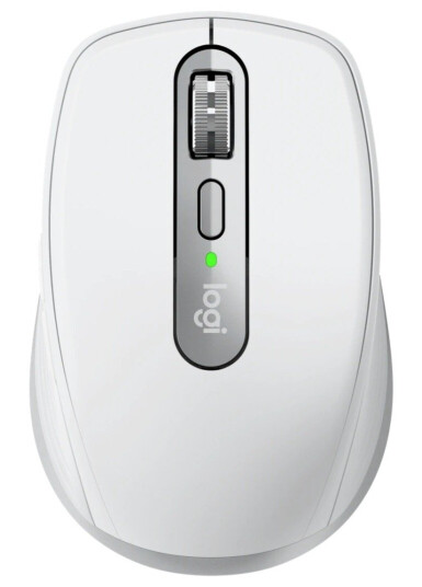Logitech MX Anywhere 3 Wireless Mouse for Mac - Pale Grey - Mus - Optisk - 6 - Grå
