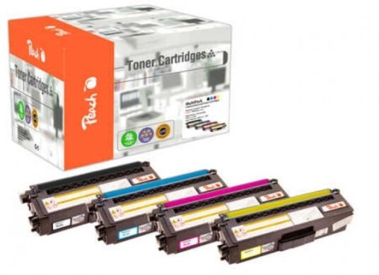 Peach 112061 2500 Sider 1500 Sider Sort Cyan Fiolblå Gult 4 Stykker