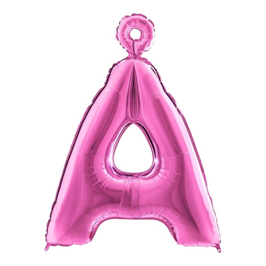 Ballongkungen AB Bokstavballong Rosa - Bokstav Å