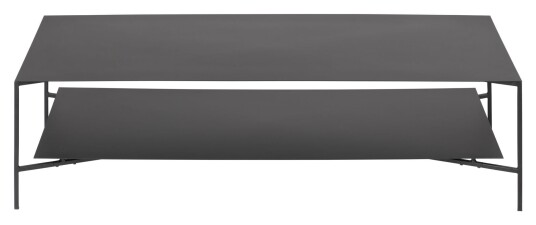 Kave Home Azisi Sofabord - Svart Metall, 140x60 Unoliving 1580317-01-39 1616720-01-0