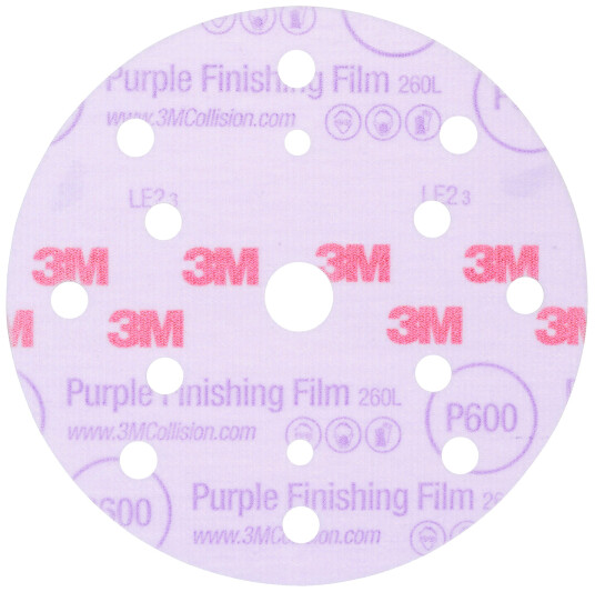 Sliperondell Hookit 260L+ 15 huller P600 150 mm