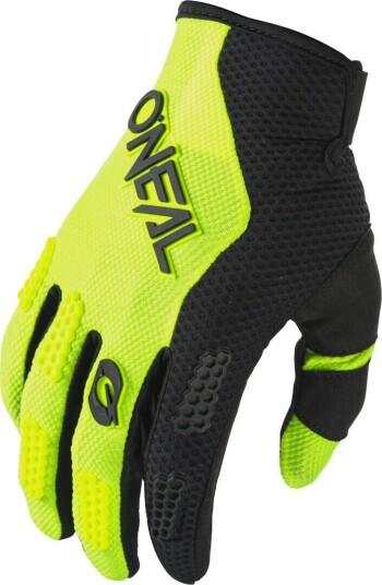 Oneal Element Racewear Motocross hansker XL Svart Gul Oneal Element Racewear Motocross hansker XL Svart Gul