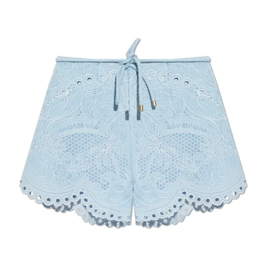 Zimmermann Dame Shorts Blå M,