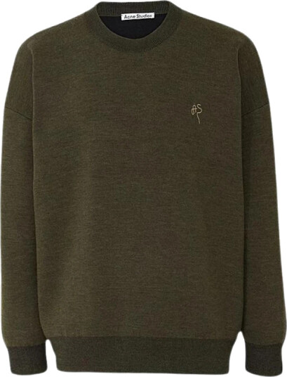 Acne Studios Herre Strikkevarer Grønn M,