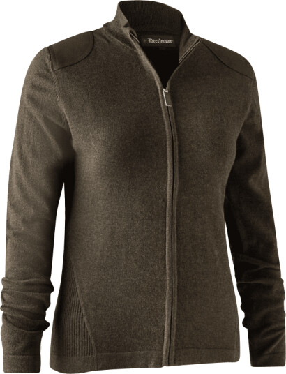 Deerhunter Women's Lady Darlington Knit Cardigan 40 , Dark Elm Deerhunter Women's Lady Darlington Knit Cardigan 40 , Dark Elm